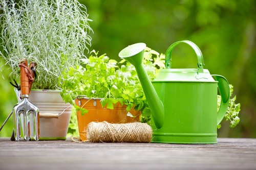 Materials and payment terms for a landscaping project